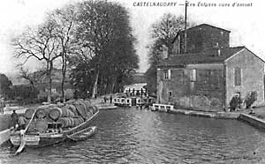 Bassin amont des ecluses St Roch et moulins