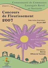 Affiche Concours de fleurissement 2007