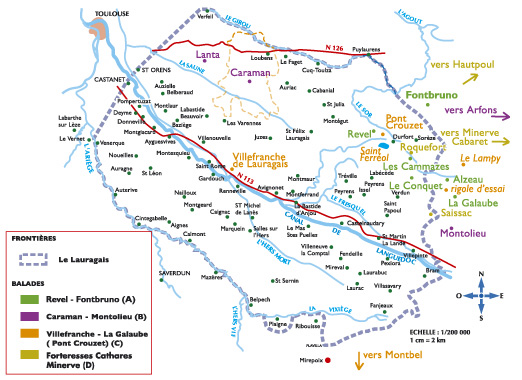 Carte des circuits