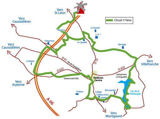 Plan balade Thésauque