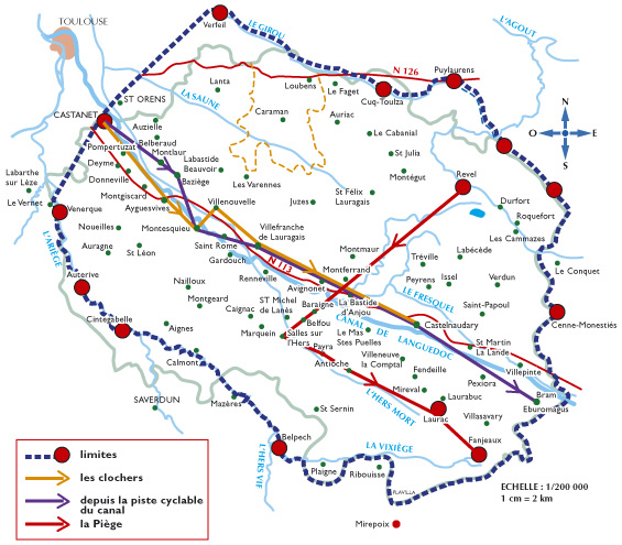 plan découverte du lauragais