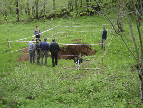 Effondrement de terrain