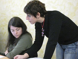 Sandrine et Christelle