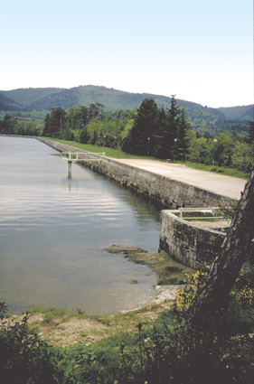 La retenue de Saint-Ferréol