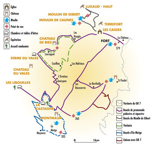 Plan Les Cassès Montmaur