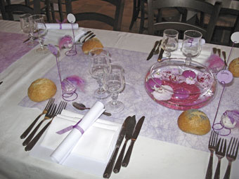 Table mariage