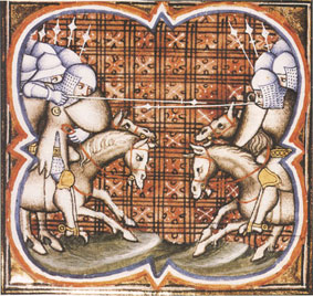 Emblématique des batailles du Moyen-Age, la chevalerie exerce sa suprématie sur le champ de bataille