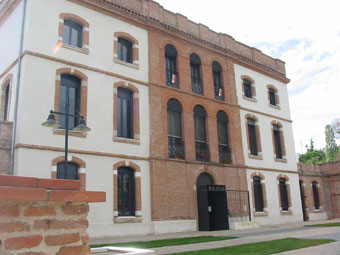 L'actuelle mairie d'Ayguesvives est abrite dans un chteau du XVIIIe siècle construit en briques foraines.  Inspiré du Petit Trianon, il a appartenu à la famille Malaret Martin d'Ayguesvives, rendue célèbre par la Comtesse de Ségur