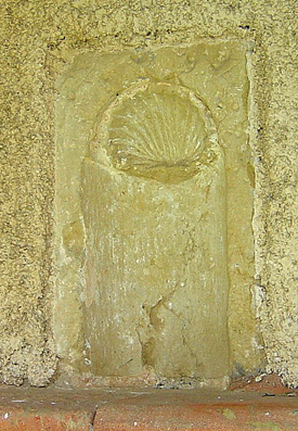 Coquille jacquaire, oratoire de Ste Eulalie