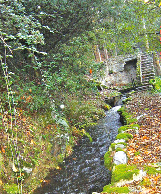 Béal d'amenée d'eau à la forge