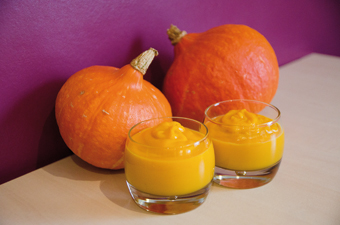 Velouté de potimarron au lait de coco