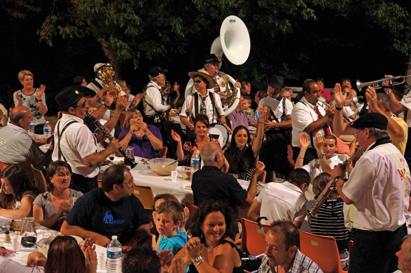 Repas de fête dans le Lauragais