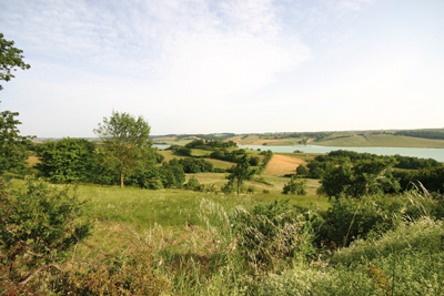 Au détour de cette randonnée, une belle vue sur la Ganguise et les plaines alentours