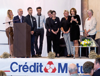 Crédit Mutuel inauguration Villefranche de Lauragais