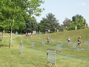 triathlon half lauragais course