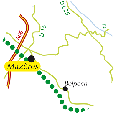 autour de Mazères