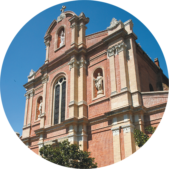 l'église de Mazères