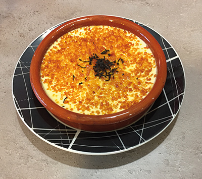 Crème brûlée au thé noir fruité