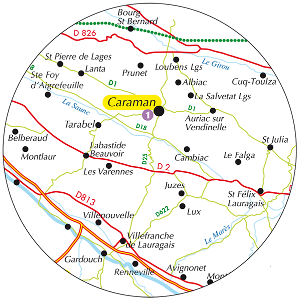 autour de Caraman