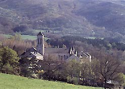 Vue generale de l'Abbaye, cote nord