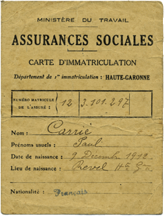 carte assurance sociale