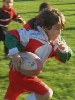 Jeune rugbyman
