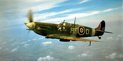 le Supermarine Spitfire anglais