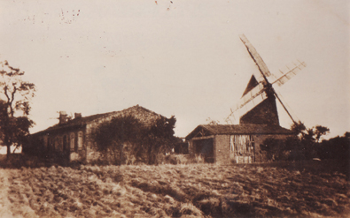 Le moulin de Labastide-Beauvoir alors qu'il était en activité