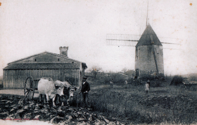 Le moulin de Montbrun Lauragais au début du XXème siècle