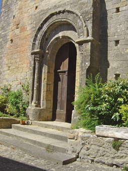 Porche roman de Notre Dame de l’Assomption à Baraigne