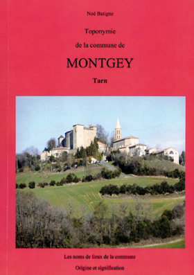 Toponymie de la commune de Montgey