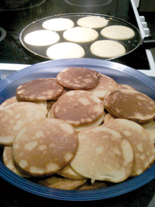 pancakes vanillés