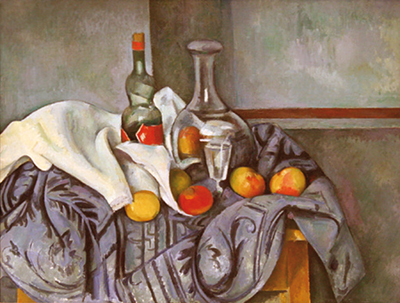 “Nature morte et bouteille GET » - Peinture Cézanne 1893 – 1895 (National Gallery of Art images - Washington) 