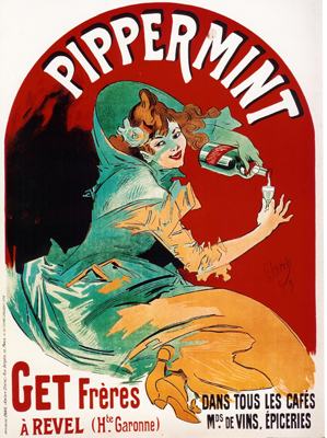 L’affiche de Jules Chéret “La Chérette“ - 1899 Imprimerie Chaix