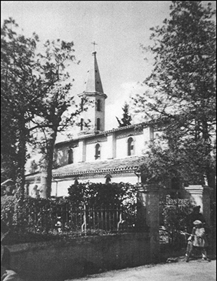 L'église de Vauré avant 1966