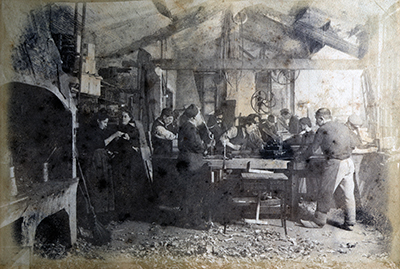 Atelier Monoury vers 1910 