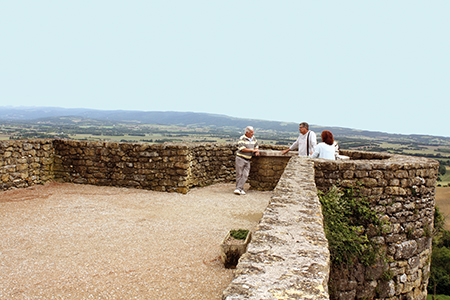 vue château St félix Lauragais